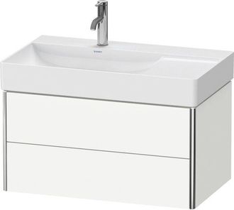Duravit Duravit - Xsquare Meuble Sous-lavabo Mural 78,4x46,0 Cm, 2 Tiroirs
