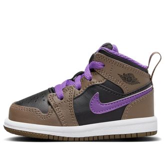 Nike Jordan (TD) Air Jordan 1 Mid Purple Mocha DQ8425-215