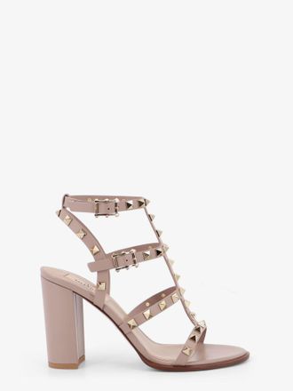Valentino Garavani Sandali Rockstud in pelle con iconiche borchie all-over - VALENTINO GARAVANI - gender_Woman