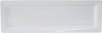 Tuxton Santorini Rectangular Plate 16x5-1/2, 12 Pieces