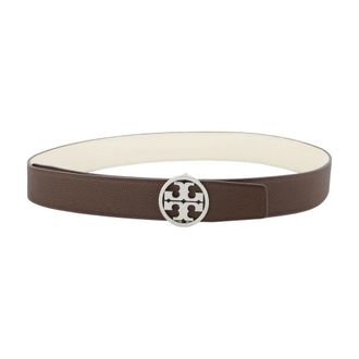 Tory Burch 1.5 Miller Omkeerbare Riem - Dames - Accessoires - Bruin - Maat: L Leer