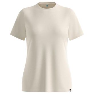 Odlo Merino 160 Plain T-Shirt Crew Neck S/S Merinoshirt f&uuml;r Damen | gardenia