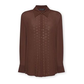 Elena Miro Donna, Camicette, Marrone, 6Xl, new