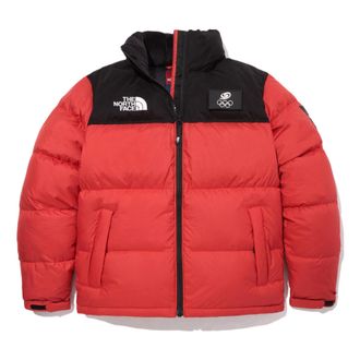 The North Face Down Jacket Red Black OJ1DM51J