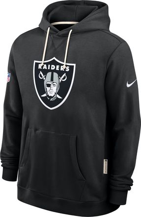 Nike Las Vegas Raiders Initial Home Sideline Nike Mens Dri-FIT NFL Pullover Hoodie in Black | 03AZ00A8D-A0M