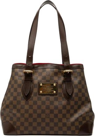 Louis Vuitton Pre-owned Tote Bags, female, Brown, Size: ONE SIZE Pre-owned Leather Handbag