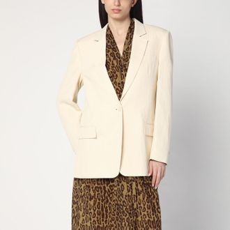 Stella McCartney Stella Mc Cartney Single Breastted Jacke in Butterfarbe