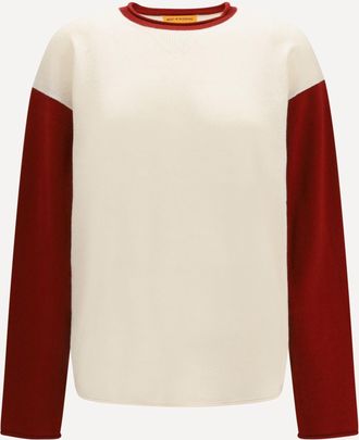 Guest In Residence Maglione Baseball oversized Crew Woman XS
