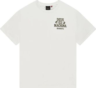 Deus Biarritz Ceramic Tee - Heren - T-shirts - Wit - M - Katoen - Tops