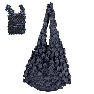 Generic Grocery Bags - Washable Foldable Pouch,Folding Tote Shopping Bag - for Travel Kitchen Parties Picnics School Daily Commutes