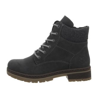 Rieker Enkellaarsjes - Dames - Schoenen - Grijs - Maat: 39 EU Leer