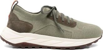 Henderson Baracco knitted panelled sneakers - Green