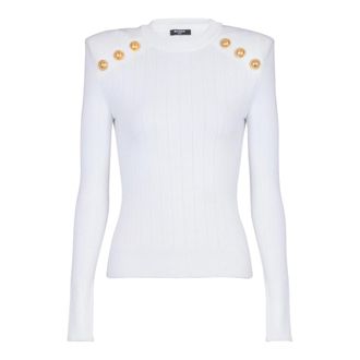 Balmain Mujer, Jerseys, Blanco, Talla: XS