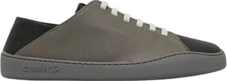 Camper Schoenen, Heren, Grijs, 41 EU, Leer, Twins Sneakers