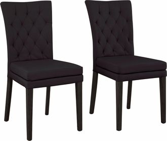 HOME AFFAIRE 4-Fussstuhl »Colorado« (Set) 6 Stk.Beine aus Buche, wengefarben lackiert, Im 2er, 4er oder 6er-Set