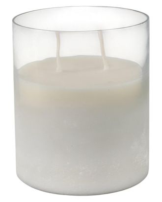 Sagebrook Home 6X5in 34Oz Jasmine Frosted Glass Candle