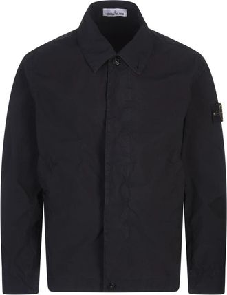 Stone Island Lichtgewicht Jas - Heren - Zomerjassen - Blauw - M - Polyester - Jassen
