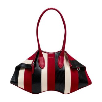 Alexander McQueen Manta Shoulder Bag Red