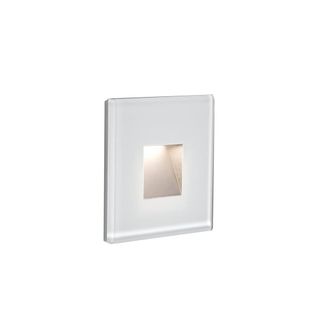 Netlighting Dart Outdoor Recessed Wall Lamp Matt White 3000K IP65