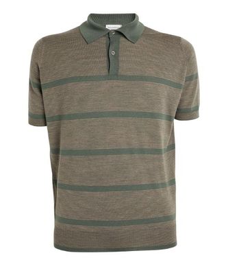 John Smedley Merino Wool Webb Polo Shirt Size S