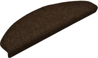vidaXL Vidaxl - Stair Mats Self-adhesive 30 pcs 65x21x4 cm Brown Half Round Large