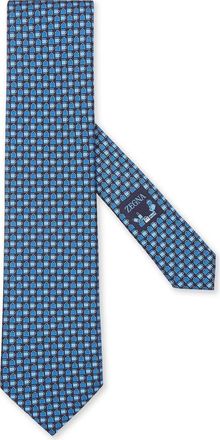 Ermenegildo Zegna Quadri Colorati Suitcase Silk Tie in Navy at Nordstrom