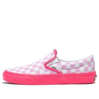 Vans slip-on CUSTOMS NEON Pink Checkerboard VN0A3VC1444