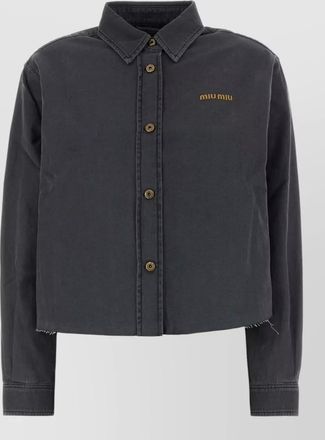 Miu Miu denim cotton shirt