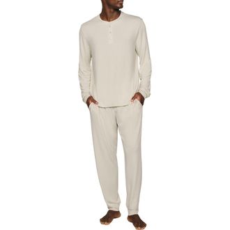 Eberjey Henry Jersey Pajamas in Moonstruck at Nordstrom, Size Xx-Large