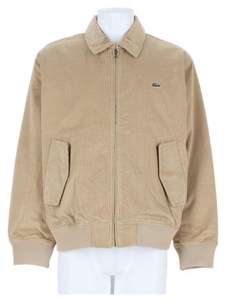 Lacoste Beige Corduroy Cotton Jacket