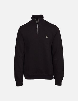 Lacoste Mens LACOSTE HALF ZIP SWEATSHIRT BROWN - Size: 44