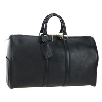 Louis Vuitton Pre-owned Vintage Boston Bag - Dames - Pre-owned - Zwart - Maat: ONE Size Leer