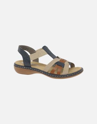 Rieker Womens Globe Womens Sandals - Brown - Size: 3.5