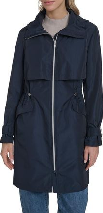 Cole Haan Water Resistant Packable Jacket in Indigo at Nordstrom, Size X-Small