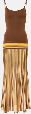 Faithfull The Brand Citara striped cotton-blend maxi dress