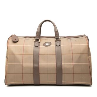 Burberry Pre-owned Burberry Vintage Check Canvas Travel Bag Q5XIXN6HWJ9BVRGZ