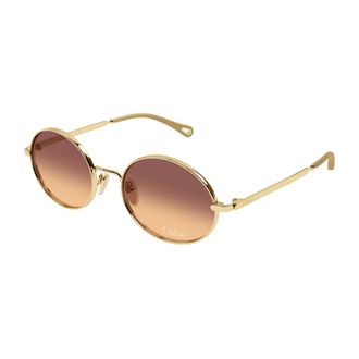 Chloé Sunglasses, female, Yellow, Size: 55 MM Ch0326S 004 Sunglasses