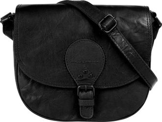 Spikes & Sparrow Umh&auml;ngetasche SPIKES & SPARROW, Damen, Gr. B/H/T: 23cm x 20cm x 7cm onesize, schwarz, Leder, vintage, Taschen Umh&auml;ngetasche, echt Leder