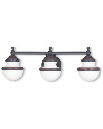 Livex Lighting Livex Oldwick 3-Light Olde Bronze Bath-Light