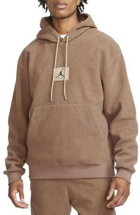 Nike Jordan Flight Heritage Graphic Hoodie in Archaeo Brown at Nordstrom, Size Large