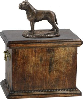 OEM Bullmastiff, Bulmastif - Una Urna Para Cenizas De Perro, Una Urna Con Una Estatuilla, Una Urna Elegante En Un Estilo Cl&aacute;sico De Art-dog