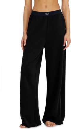 Diesel Track pants in light stretch scuba - Pants - Woman - Black
