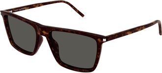 Saint Laurent SL 668 002 Mens Sunglasses Tortoiseshell Size 56 - Free RX Lenses - Free RX Lenses