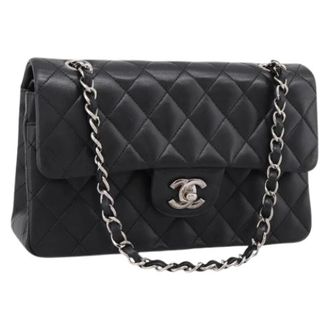 Chanel Pre-owned Vintage Schoudertas - Dames - Pre-owned - Zwart - Maat: ONE Size Leer