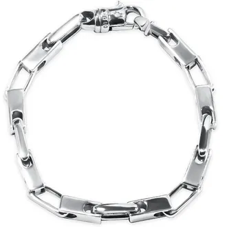 Pompeii3 Mens Link 14k Gold (55gram) or Platinum (90gram) 7mm Bracelet 8.5