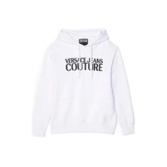 Versace Jeans Couture Hoodies, male, White, Size: M Felpa