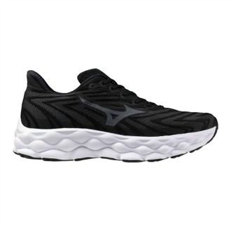 Mizuno Mens Wave Sky 8 Shoes In Black-Grey