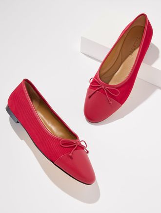Talbots Ansly Ballet Flats - Red - 10 1/2 M Talbots