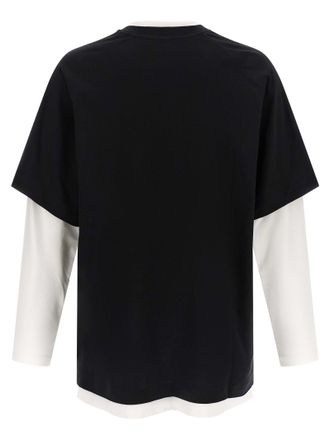 Moschino Graphic-Print Cotton T-Shirt - Black