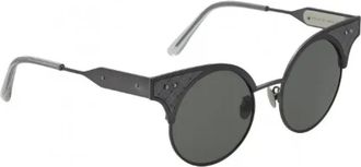 Bottega Veneta Pre-owned Accessories, female, Black, Size: ONE SIZE Pre-owned Metal sunglasses